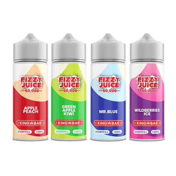 Fizzy Juice - King Bar 100ml Shortfill 0mg (70VG/30PG)