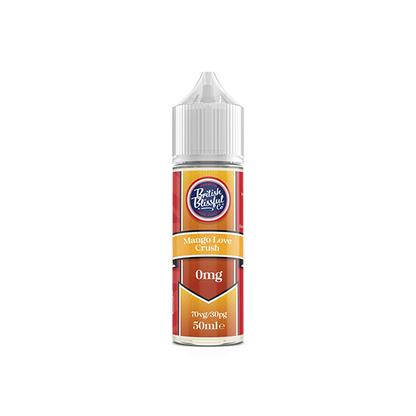 British Blissful - 50ml Shortfill (70VG/30PG) 0mg