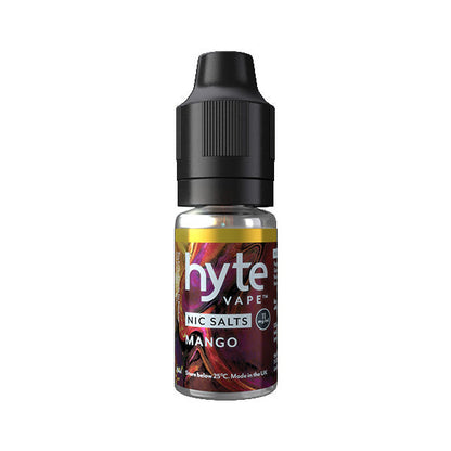 Hyte Vape - 10ml Nic Salts (50VG/50PG) 11mg