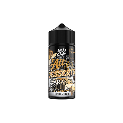 Wick Addiction - All Day Desserts 100ml Shortfill 0mg (70VG/30PG)