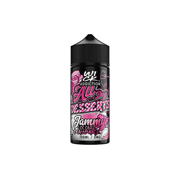 Wick Addiction - All Day Desserts 100ml Shortfill 0mg (70VG/30PG)