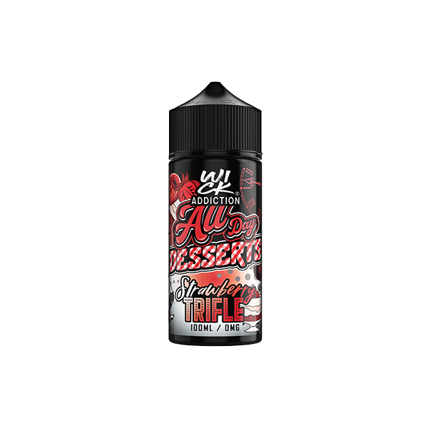 Wick Addiction - All Day Desserts 100ml Shortfill 0mg (70VG/30PG)