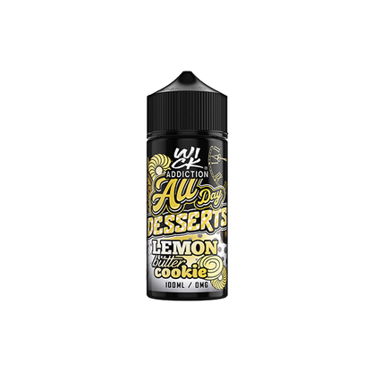 Wick Addiction - All Day Desserts 100ml Shortfill 0mg (70VG/30PG)