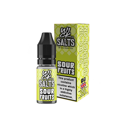 Wick Addiction - Wick Salts 10ml Nic Salts (50VG/50PG) 9mg