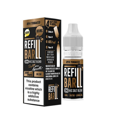 Refill - Bar Salts 10ml Nic Salts (50VG/50PG) 10mg