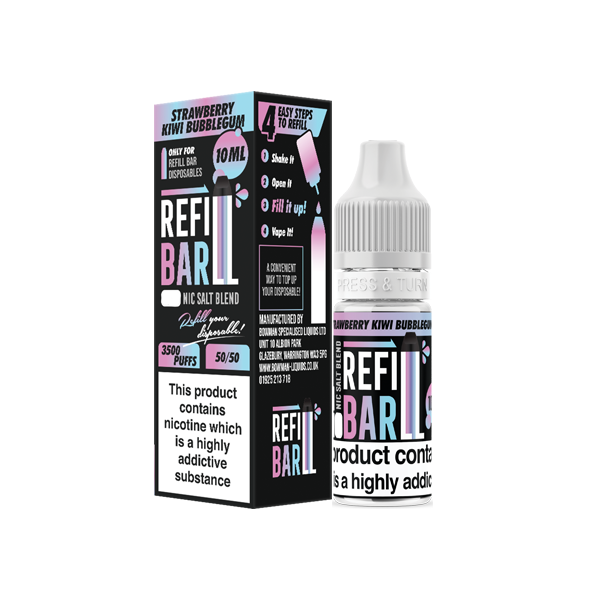 Refill - Bar Salts 10ml Nic Salts (50VG/50PG) 10mg