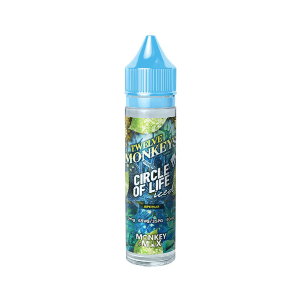 Twelve Monkeys - Ice Age 50ml Shortfill 0mg (70VG/30PG)