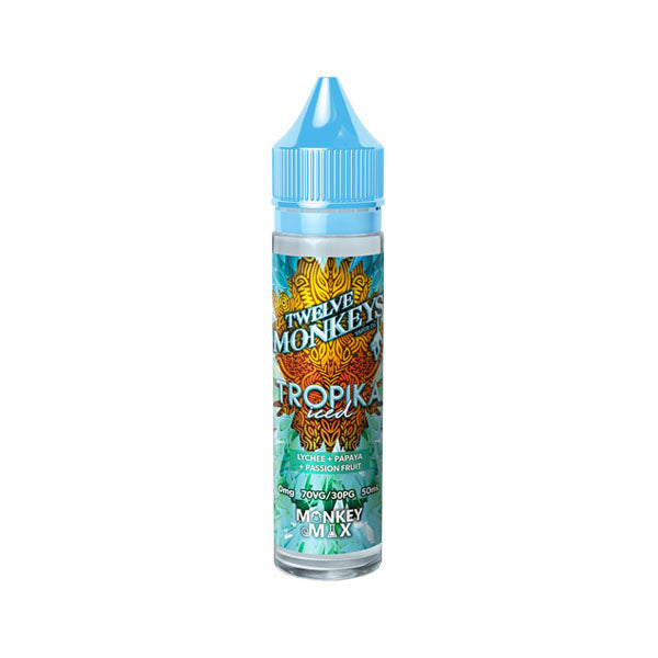 Twelve Monkeys - Ice Age 50ml Shortfill 0mg (70VG/30PG)