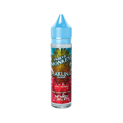 Twelve Monkeys - Ice Age 50ml Shortfill 0mg (70VG/30PG)