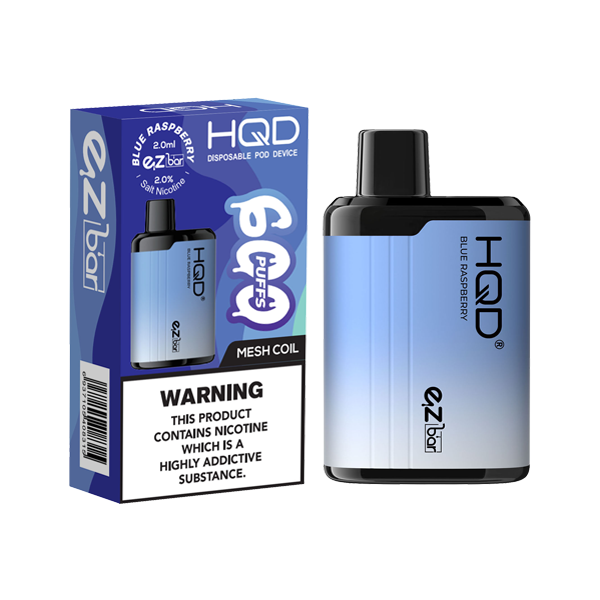 HQD - EZ Bar Disposable Vape Device 600 Puffs 20mg