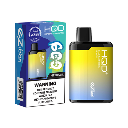 HQD - EZ Bar Disposable Vape Device 600 Puffs 20mg