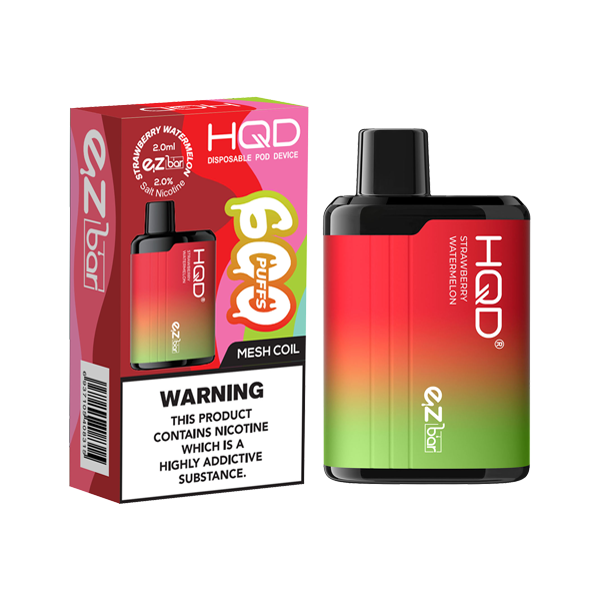 HQD - EZ Bar Disposable Vape Device 600 Puffs 20mg