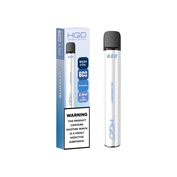 HQD - 600 Disposable Vape Device 600 Puffs 20mg