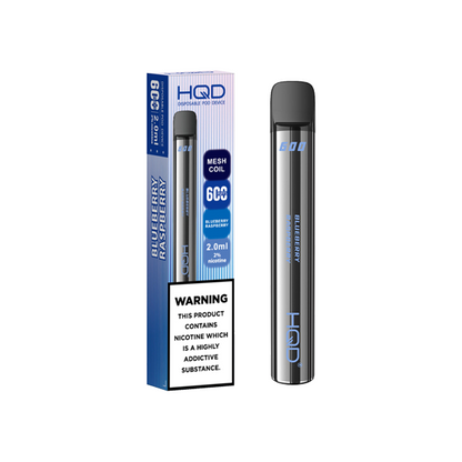 HQD - 600 Disposable Vape Device 600 Puffs 20mg