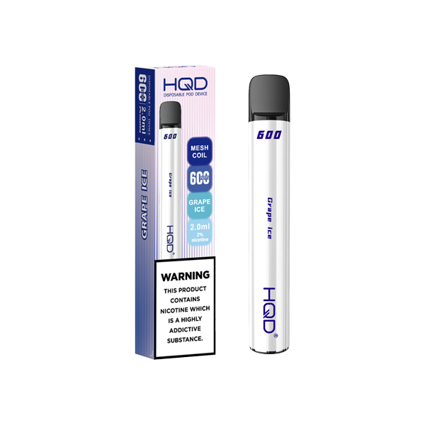 HQD - 600 Disposable Vape Device 600 Puffs 20mg