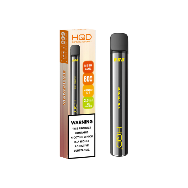 HQD - 600 Disposable Vape Device 600 Puffs 20mg