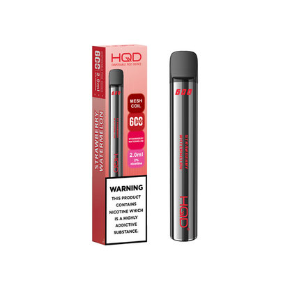 HQD - 600 Disposable Vape Device 600 Puffs 20mg