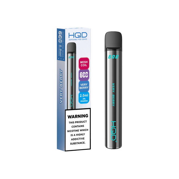 HQD - 600 Disposable Vape Device 600 Puffs 20mg