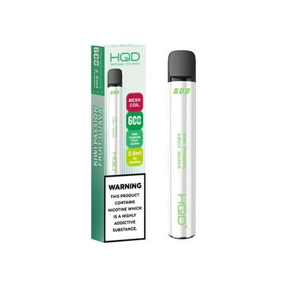 HQD - 600 Disposable Vape Device 600 Puffs 20mg