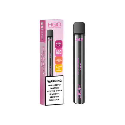 HQD - 600 Disposable Vape Device 600 Puffs 20mg