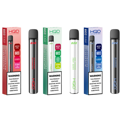 HQD - 600 Disposable Vape Device 600 Puffs 20mg