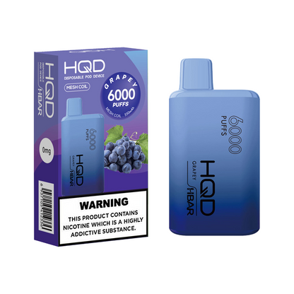 HQD - HBAR Disposable Vape Device 6000 Puffs 0mg