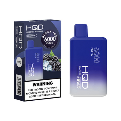 HQD - HBAR Disposable Vape Device 6000 Puffs 0mg