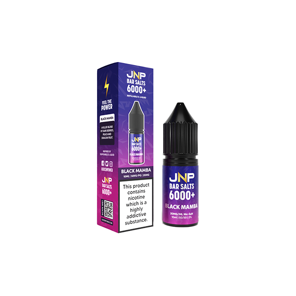 JNP - 6000+ Bar Salts 10ml (50VG/50PG) 20mg