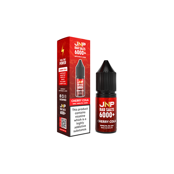 JNP - 6000+ Bar Salts 10ml (50VG/50PG) 20mg