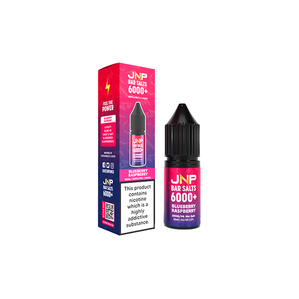 JNP - 6000+ Bar Salts 10ml (50VG/50PG) 20mg