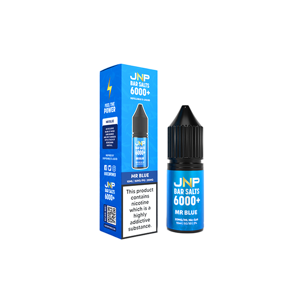 JNP - 6000+ Bar Salts 10ml (50VG/50PG) 20mg