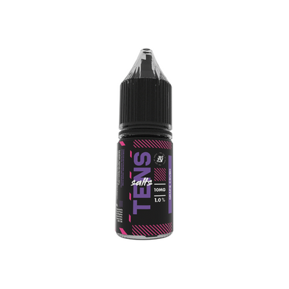 Tens - Salts 10ml Nic Salts (50VG/50PG) - (Full Box) Pack Of 10 10mg