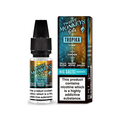 Twelve Monkeys - Classics 10ml Nic Salt (50VG/50PG) 10mg