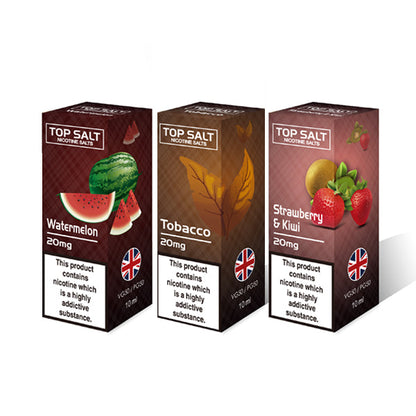 Top Salt - Fruit Flavour Nic Salts by A-Steam 10ml (50VG/50PG) 10mg