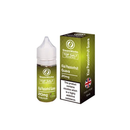 A-Steam - Top Salt Fruit Flavour Nic Salts 10ml (50VG/50PG) 20mg