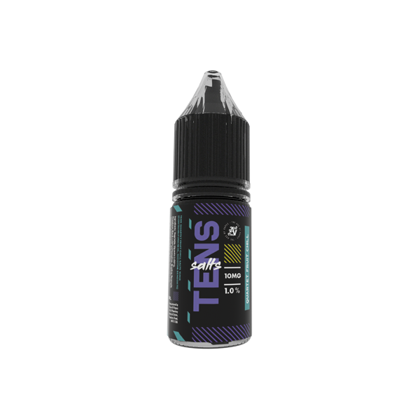 Tens - Salts 10ml Nic Salts (50VG/50PG) - (Full Box) Pack Of 10 10mg