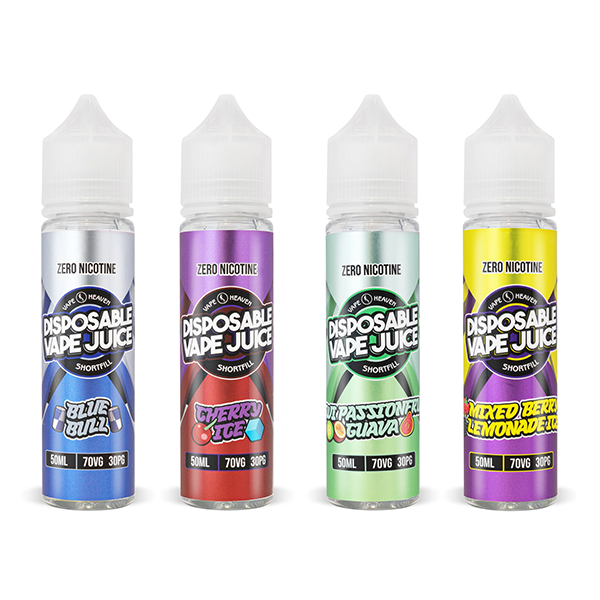 Vape Heaven - Disposable Vape Juice 50ml Shortfill 0mg (70VG/30PG)