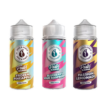 Juice N Power - Shortfills 100ml (70VG/30PG) 0mg