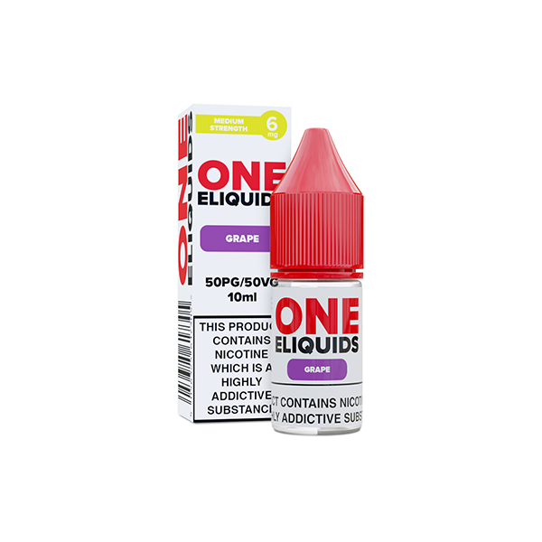 One E-Liquids - Flavoured Nicotine E-Liquid 10ml (50VG/50PG) 6mg