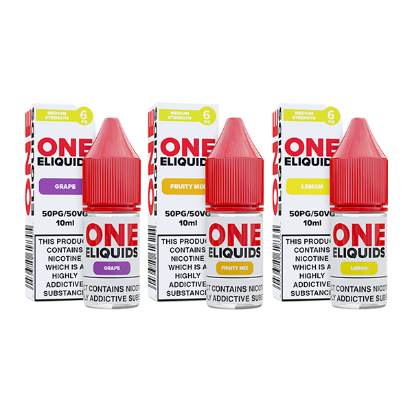 One E-Liquids - Flavoured Nicotine E-Liquid 10ml (50VG/50PG) 6mg