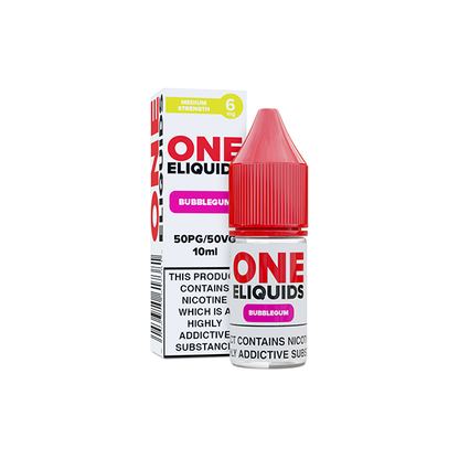 One E-Liquids - Flavoured Nicotine E-Liquid 10ml (50VG/50PG) 6mg