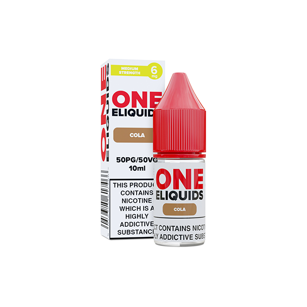 One E-Liquids - Flavoured Nicotine E-Liquid 10ml (50VG/50PG) 6mg