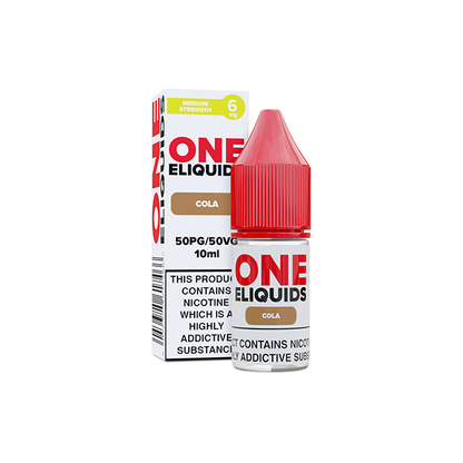 One E-Liquids - Flavoured Nicotine E-Liquid 10ml (50VG/50PG) 6mg