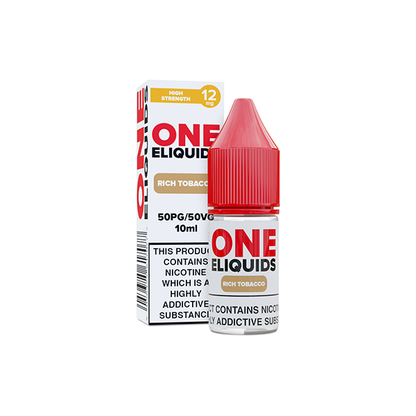 One E-Liquids - Flavoured Nicotine E-Liquid 10ml (50VG/50PG) 12mg