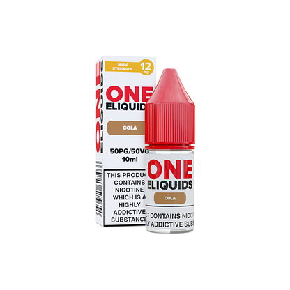 One E-Liquids - Flavoured Nicotine E-Liquid 10ml (50VG/50PG) 12mg