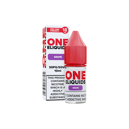 One E-Liquids - Flavoured Nicotine E-Liquid 10ml (50VG/50PG) 18mg