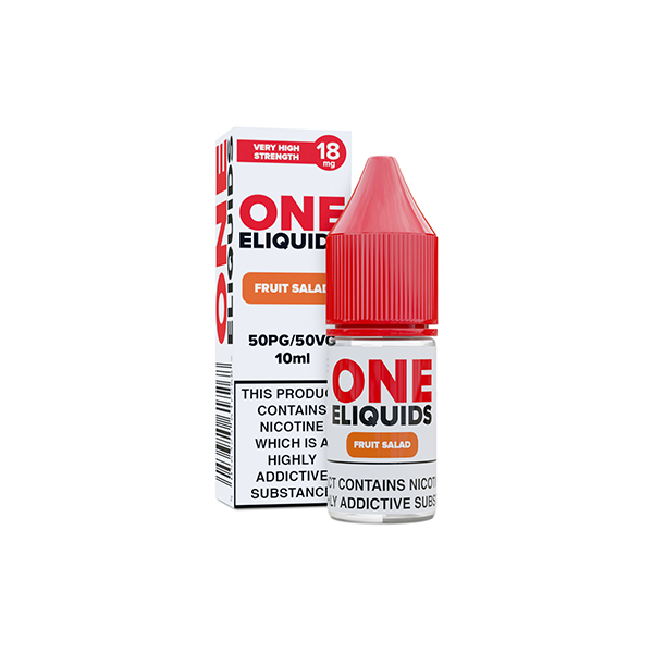 One E-Liquids - Flavoured Nicotine E-Liquid 10ml (50VG/50PG) 18mg