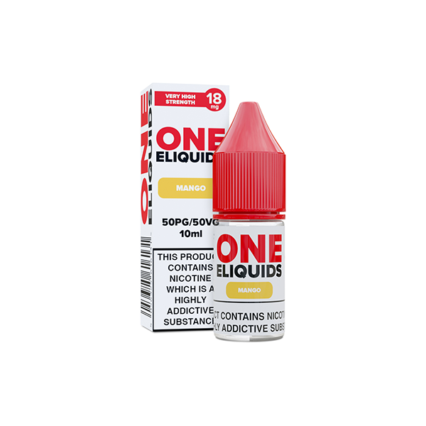 One E-Liquids - Flavoured Nicotine E-Liquid 10ml (50VG/50PG) 18mg