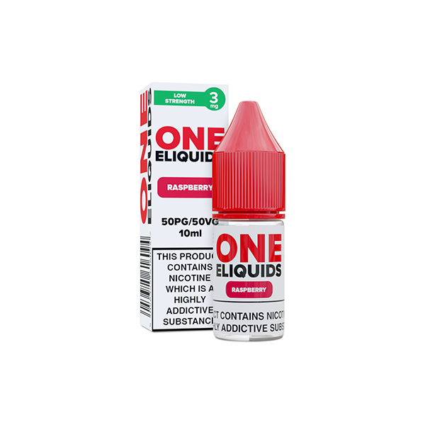 One E-Liquids - Flavoured Nicotine E-Liquid 10ml (50VG/50PG) 3mg