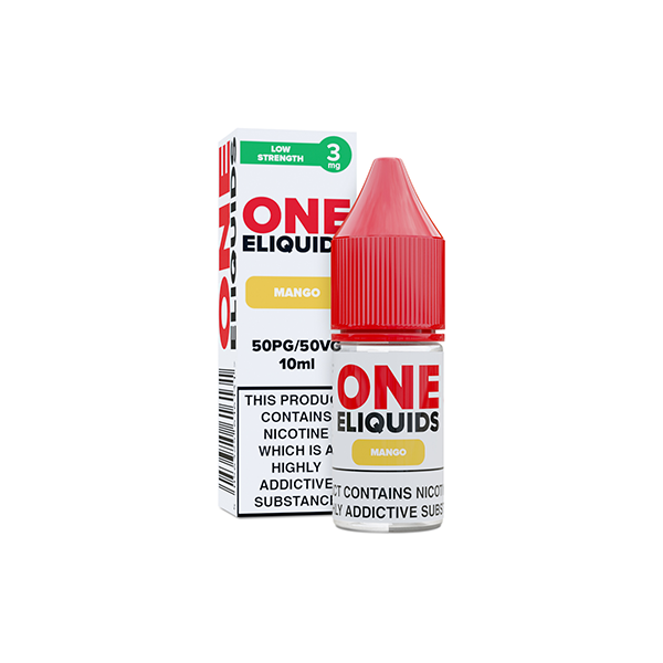 One E-Liquids - Flavoured Nicotine E-Liquid 10ml (50VG/50PG) 3mg